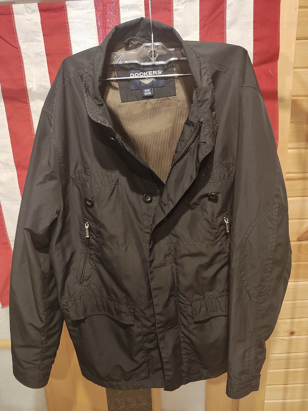Dockers Men's Dark Brown Lightweight Field Jacket